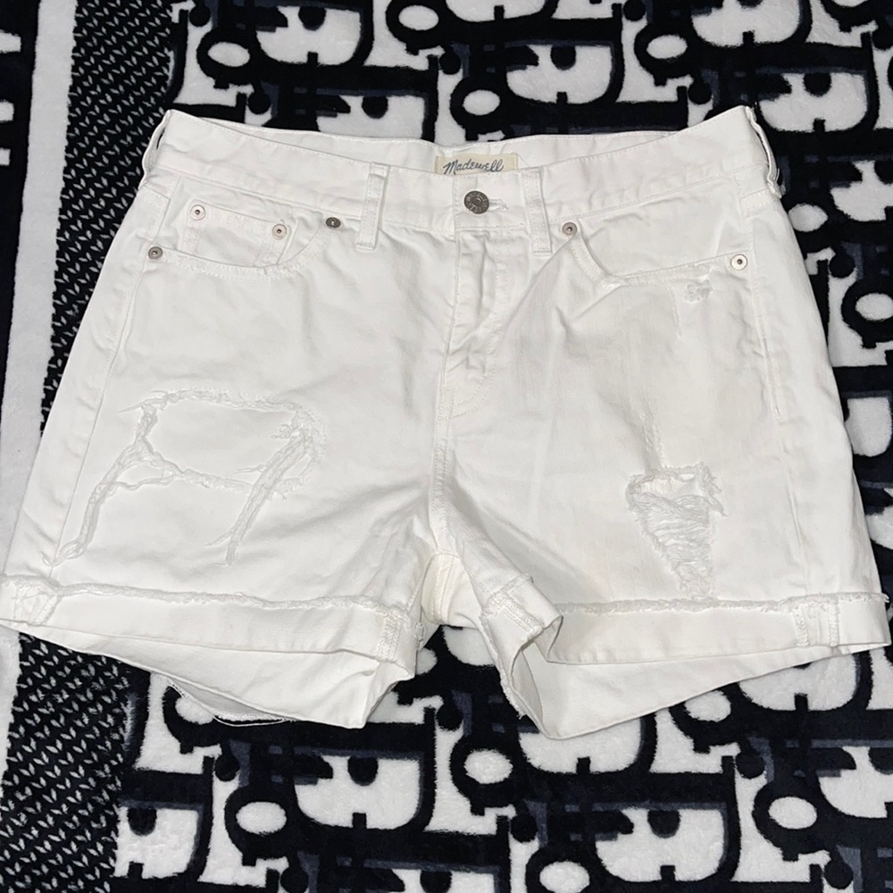 Madewell White Shorts